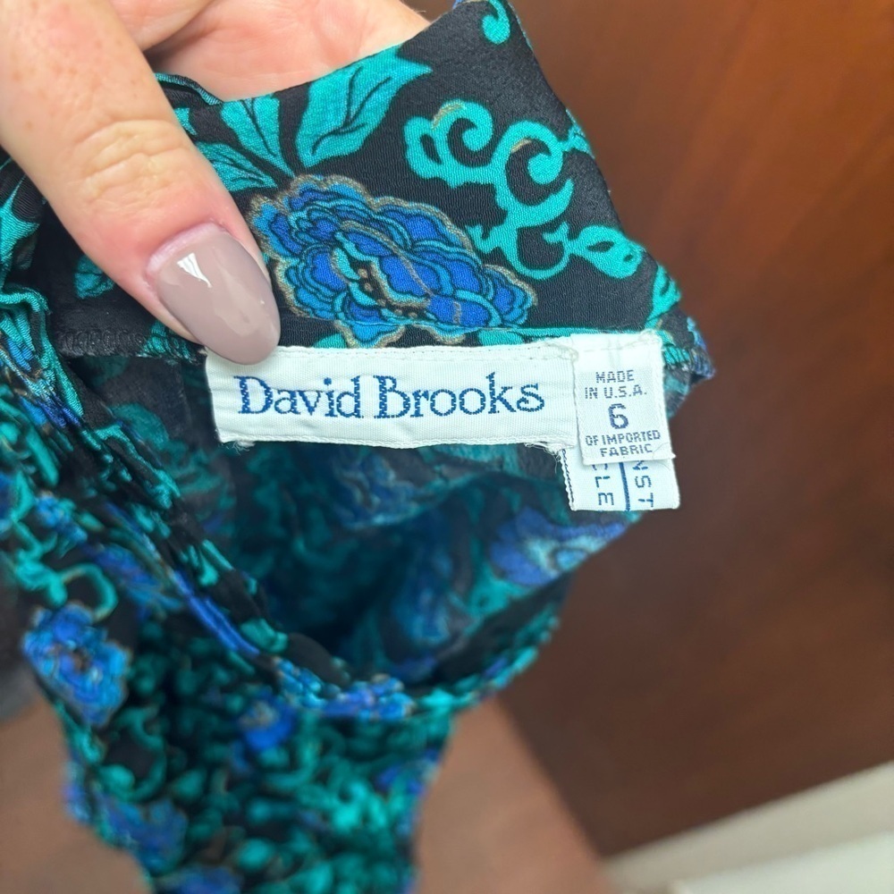 David Brooks Vintage Floral Pants - Picture 12 of 13